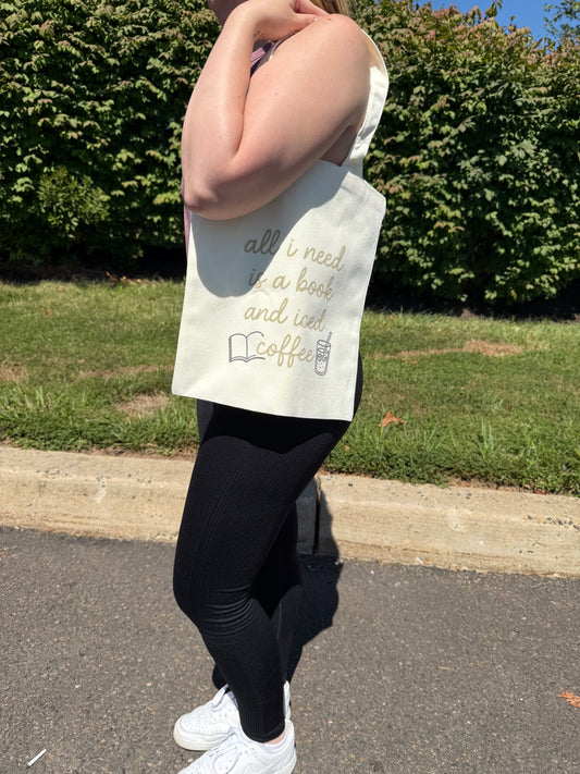 Iced Coffee Tote Bag