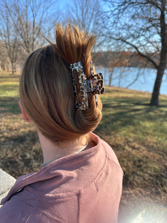 Leopard Claw Clips