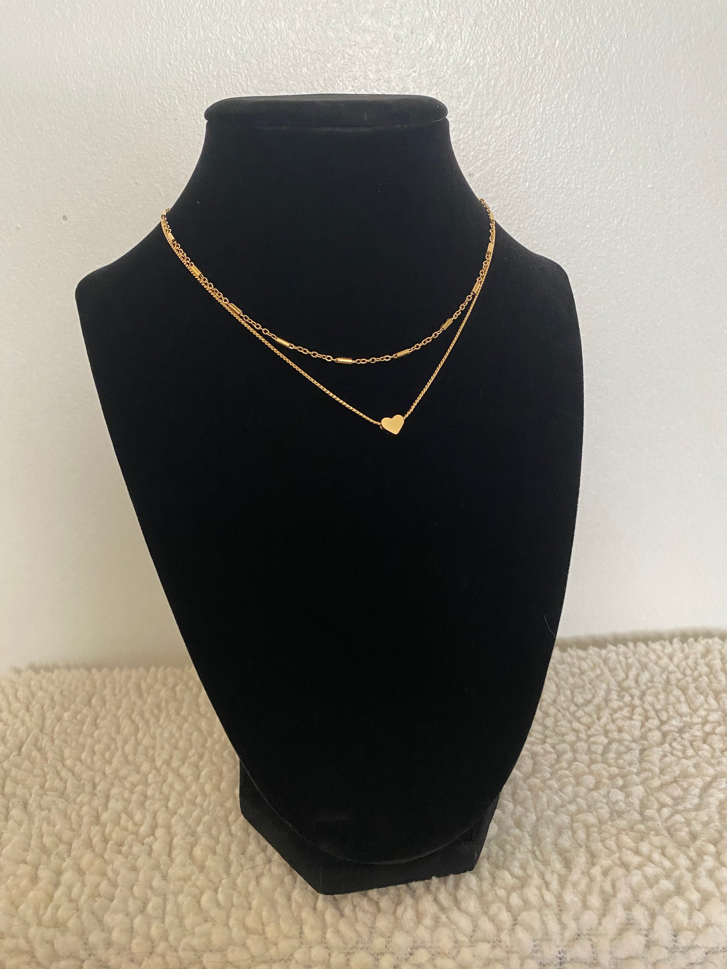 Layered Heart Necklace