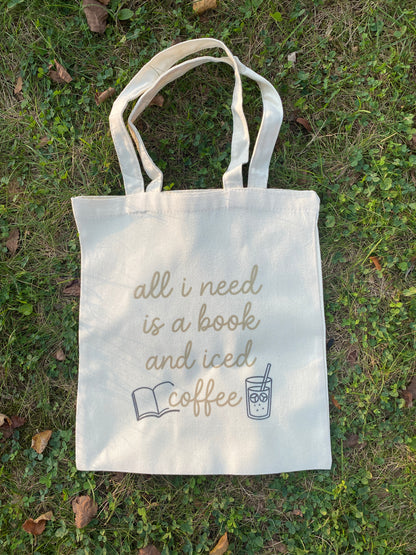 Iced Coffee Tote Bag