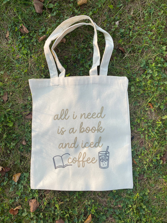 Iced Coffee Tote Bag